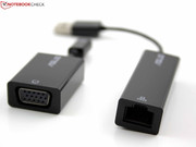 VGA- und Ethernet-Adapter