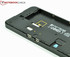 Innenleben: SIM-Kartenslot, microSD-Slot