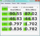 Vgl. HP 4720s CDM 3.0: 90 MB/s Lesen/Schreiben