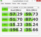 Crystal Disk Mark 57 MB/s HDD