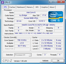 Systeminfo CPUZ CPU