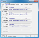 Systeminfo CPUZ Cache