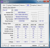 Systeminfo CPUZ RAM SPD