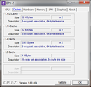 Systeminfo CPUZ Cache