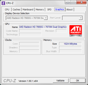 Systeminfo CPUZ Graphics