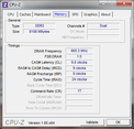 Systeminfo CPUZ RAM SPD
