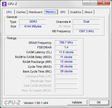 Systeminfo CPUZ RAM