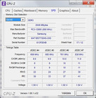 Systeminfo CPUZ RAM SPD 2