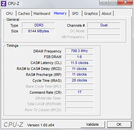 Systeminfo CPUZ RAM