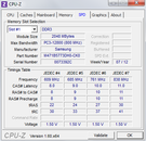 Systeminfo CPUZ RAM SPD