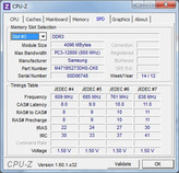 Systeminfo CPU-Z SPD 3