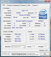 CPU-Z-Informationen über das Zepto Notus A12