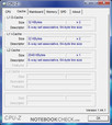 CPU-Z-Informationen über das Acer Aspire 2920