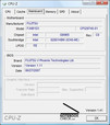 CPU-Z-Informationen über das FSC Lifebook S6410