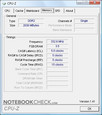 CPU-Z-Informationen über das Lenovo Thinkpad T61 UI02BGE
