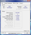 CPU-Z-Informationen über das Acer Aspire 2920