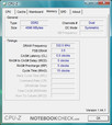 CPU-Z-Informationen über das Zepto Znote 3415W