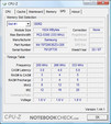 CPU-Z-Informationen über das FSC Esprimo M9400