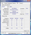 CPU-Z-Informationen über das Acer Aspire 2920