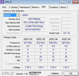 Systeminfo CPU-Z RAM SPD