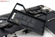 Je nach Wunsch gibt es zwischen 128 und 768 GByte Flash-Speicher.
