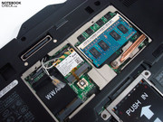 Speicherausbau ist auf 5GB beschränkt, da nur ein Steckplatz bestückt werden kann. 1GB ist fest verbaut