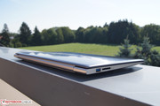 So schimmern Zenbooks in der Sonne, ...