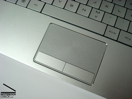 Präzises, haptisch angenehmes Touchpad mit guter Reaktion