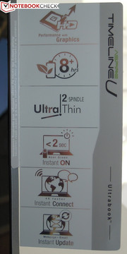 Hier scheint es noch wie jedes andere Ultrabook, ...