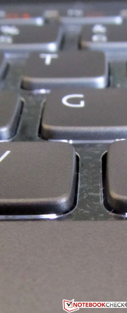 Die Tastatur besitzt eine zuschaltbare Hintergrundbeleuchtung