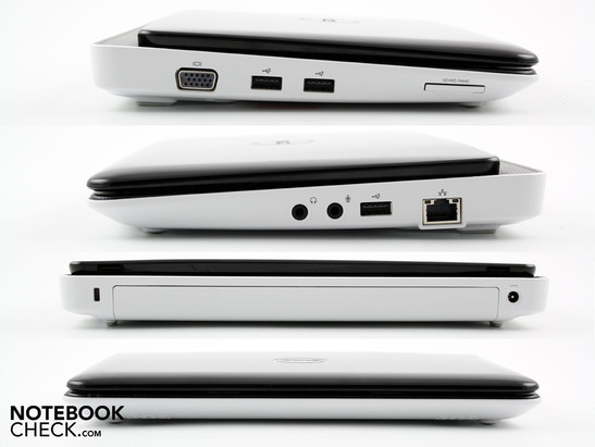 Anschlüsse des Inspiron 1012