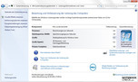 Systeminfo Microsoft Windows 7 Leistungsindex