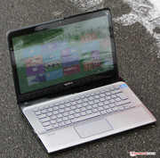Das Vaio im Freien.
