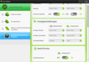 Umweltmodus: Angepasst, Nutzer-Settings