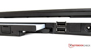 Im Erweiterungsslot des Lifebook steckt (derzeit) das optische Laufwerk.