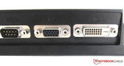 …1x DVI, 1x VGA, 1x Seriell (RS232)