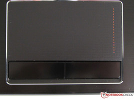 Großes Touchpad mit zwei Mausersatztasten