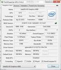 Systeminfo GPUZ HD Graphics 4000