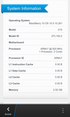 Geekbench 2 Systeminfos
