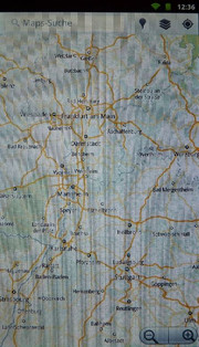 Das integrierte GPS Modul harmonisiert gut mit Google Maps,