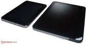 Hier im Vergleich mit dem 10" Motorola Xoom;