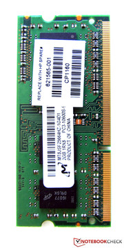 In unserem Testsample steckte dieses 2-GByte-Modul