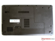Das HP 635 von unten gesehen