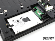Das ist die 7.200 RPM Festplatte von Western Digital (250 GB).