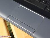 Touchpad: knapper Hub, lautes Klicken