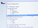 BIOS Optionen: Fan Always on,