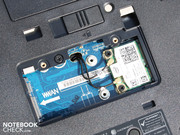 Ein solches war in unserem Testgerät aber nicht installiert. Der passende Mini PCI-Express Slot ist frei.