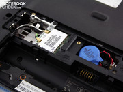 Das WLAN-Funkmodul ist als mini PCI Express eingebaut.