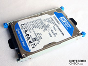 Die 500 GB SATA-Festplatte