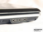 Audio-Ports an der Frontseite